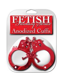 Fetish Fantasy Series Anodized Cuffs - Red