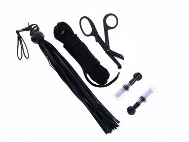 Tied and Twisted Bondage Kit - Black