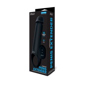 Zolo Vibrating Penis Extender - Black