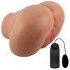 Luna Realistic Vagina and Ass Vibrator - Tan