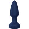 Booty Buzzer Remote Control Vibrating Plug - Blue