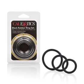 Rubber Ring 3 Piece Set - Black