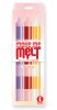 The 9's Make Me Melt Sensual Warm Drip Candles 3pk Stripes Pastellines