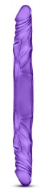 B Yours 14 Inch Double Dildo - Purple