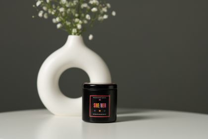 Gender Fluid Candle - She/her 4 Oz - Ocean Tide