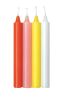 The 9's Make Me Melt Sensual Warm-Drip Candles 4 Pack - Pastel