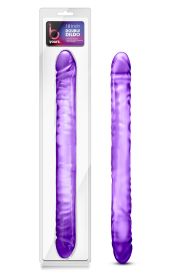 B Yours 18 Inch Double Dildo (Color: Purple)