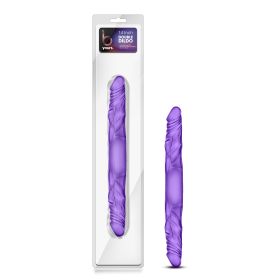 B Yours 14 Inch Double Dildo (Color: Purple)